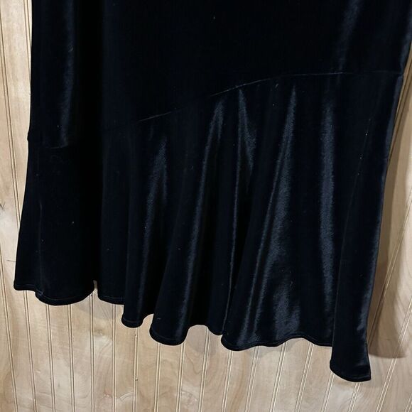 Roxy Vail Beaver Creek Medium Velvet Maxi Skirt Peasant Gypsy Fairy Hippie - Picture 7 of 7